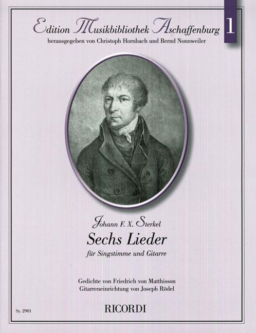 6 Lieder  - Gedichten von Friedrich von Matthisson - zpěv a kytara